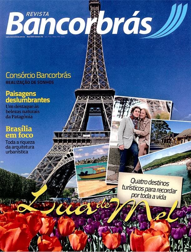 Capa impressa revista Bancorbrás edição 70