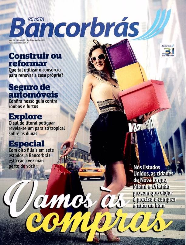Capa impressa revista Bancorbrás edição 78