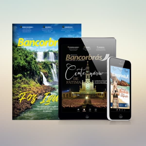 Revistas Bancorbrás impresso, tablet e mobile