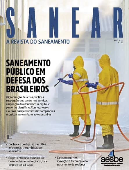 Revista SANEAR 35º - Saneamento público em defesa dos brasileiros